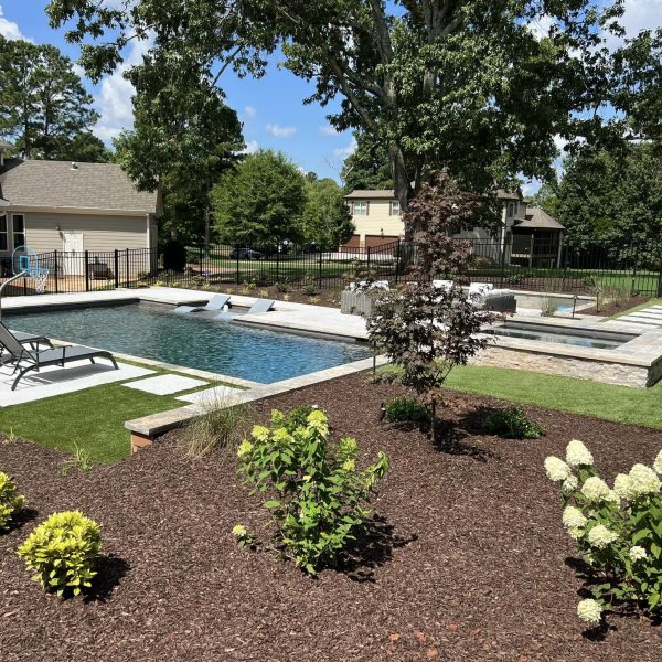 eachtree City Poolscape Perfection: All South Lawnscapes' Upscale Elegance