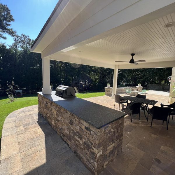 Outdoor Paradise All South Lawnscapes' Custom Hardscape Extravagance
