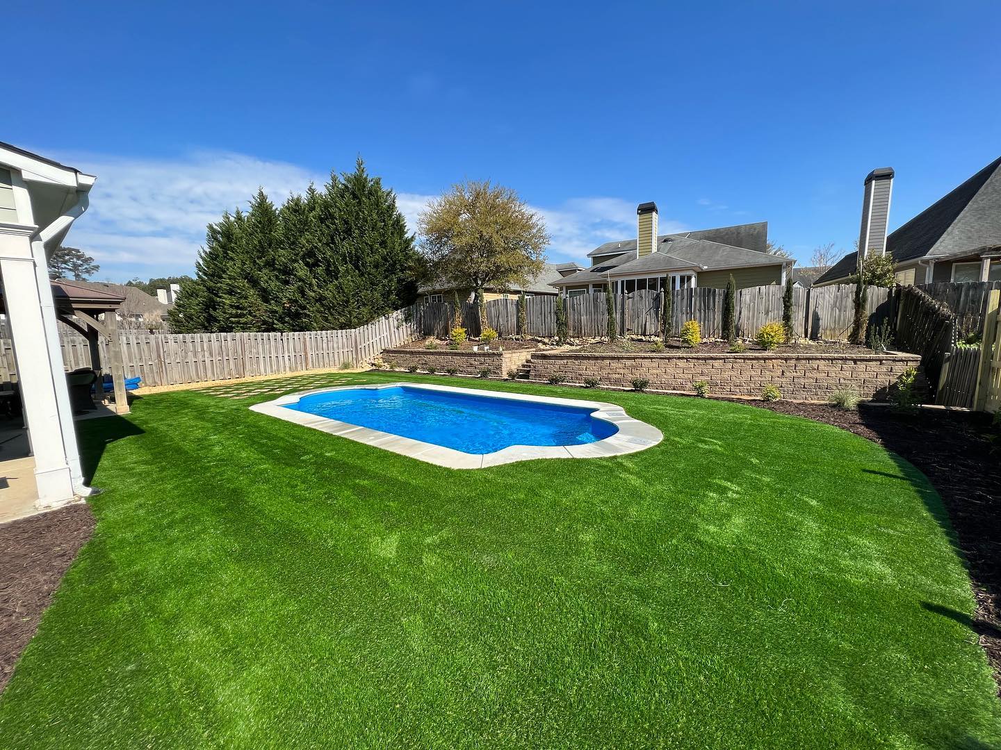 Backyard Pool Turf